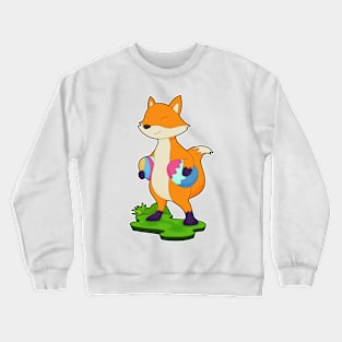 Fox Easter Easter Eggs Crewneck Sweatshirt